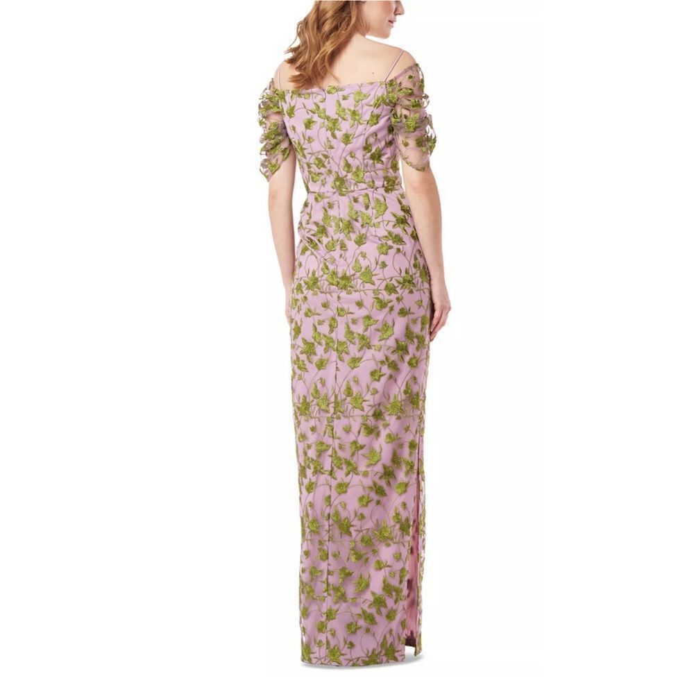 JS Collections Embroidered Gown - Picture 3 of 9